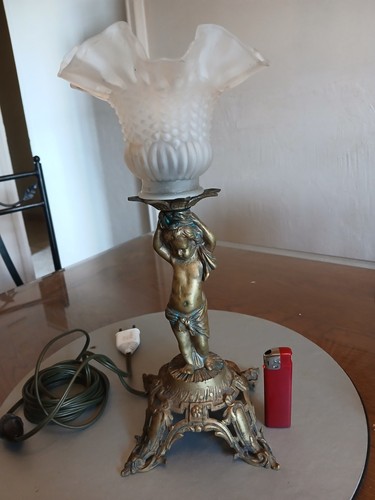 Lampe cherubin style antique - style,