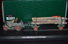 Rare Tracteur Lanz Porte-bois