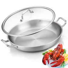 Tri-Ply Stainless Steel Paella