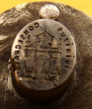 Antique Die/Tool (A2768) 92g DIVINITUS CONCECRATION