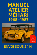 Manuel Atelier Citroen Méhari