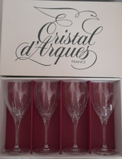 Cristal d'arques 4 verres a