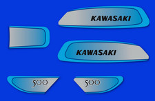KAWASAKI 500 H1A 1971 - Stickers decals carrosserie - 500H1 A