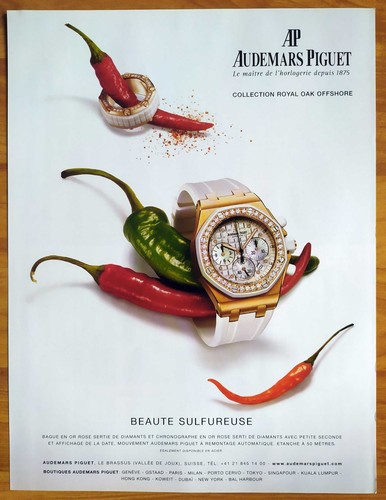 Publicité papier montre - -,