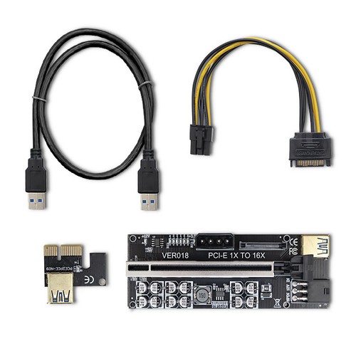 Riser qoltec pci 16x - riser,