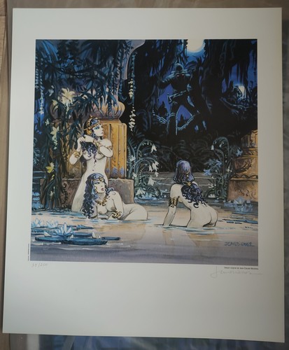 Rare affiche numéroté signé - numéroté,