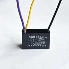 CBB61 motor fan start capacitor 3 wire, 0.5uf+1uf，450V   ± 5% 85 degree