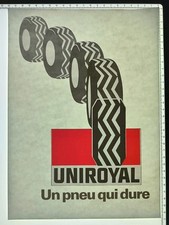 Vintage Uniroyal One Hard Tire Sticker Stickers 