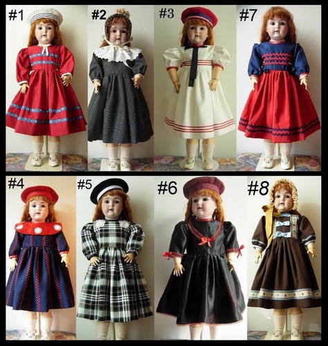 Robe poupée ancienne - poupée,