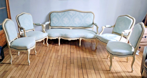 Salon banquette fauteuils 2 - banquette,