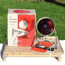Lampe Philips Infraphil infrarouge / HP 3603 vintage en boîte + notice