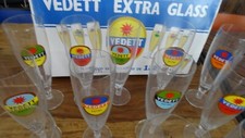 COLLECTOR 12 GLASSES 2/3 PINT VEDETT EXTRA 330 ml 33 CL AUTHENTIC BOX