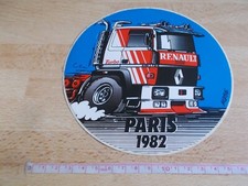 RENAULT R360 TURBO TRUCK STICKER - PARIS 1982