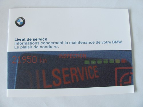 Carnet entretien bmw e38 - carnet,