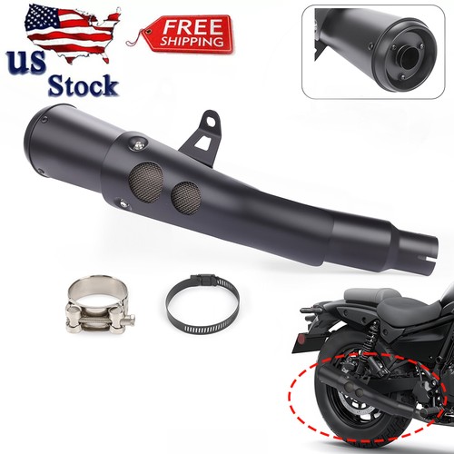 Black slip exhaust muffler - black,