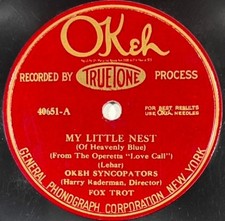 Okeh Syncopators & The Melody Sheiks (Fox-Trot) DISQUE 78 TOURS RPM OKEH 40651