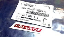 EMBLEME AVANT PEUGEOT POUR