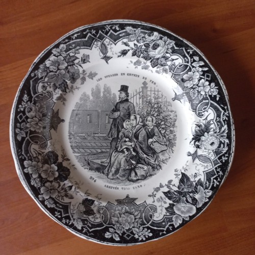 Assiette creil montereau - assiette,