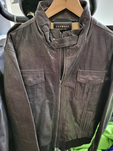 Oakwood veste cuir marron
