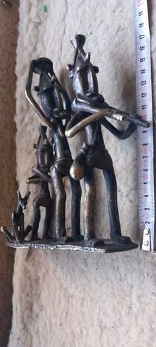 Bronze africain famille dogon - famille,