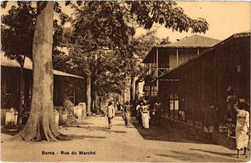 Boma rue marche - boma, belgian