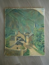 ANTIQUE OIL PAINTING ON CANVAS