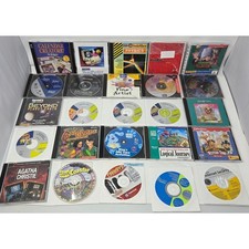 Vintage Windows 95 98 XP PC Software 25 Reference Educational Utilities Games