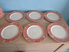 6 flat plates in Villeroy and Boch model Siena lotC