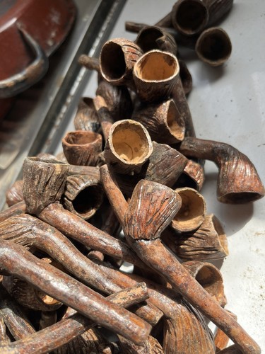 Lot petites pipes terre - de, en