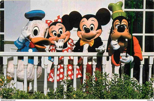 Carte postale disney - carte,