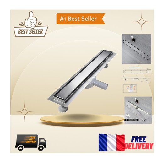 Caniveau douche 30cm extra - de,