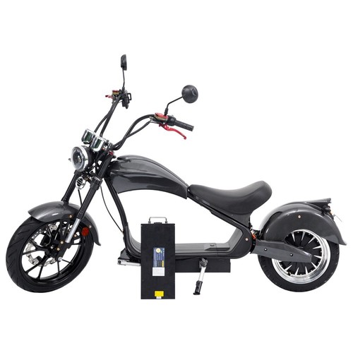 Scooter électrique noir - électrique,