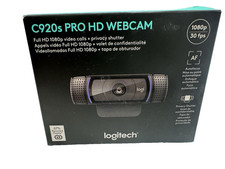 New Sealed Logitech C920S Pro HD Webcam 1080p 30fps Video Calls Free Shipping!