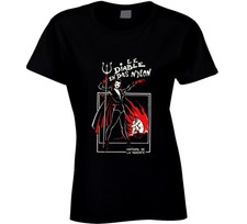 Le Diable En Bas Nylon Tee The Devil Wears Nylon Retro Vintage Ladies T Shirt 