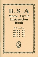 BSA Sloper Manuel Instructions