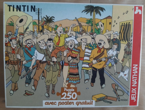 Puzzle tintin nathan 250 - nathan,