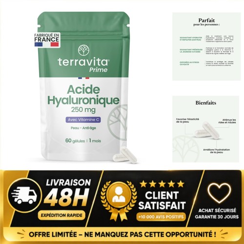 Acide hyaluronique 250 - hyaluronique, +