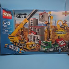 Lego City Construction Site 7633 New 898 Pcs Damaged Box Fast Shipping 