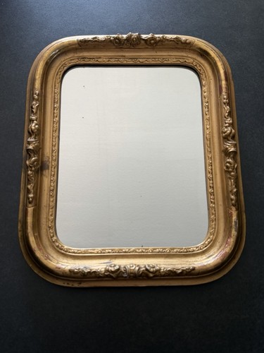 Miroir bois doré style - miroir,