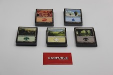Lot cartes Magic conditionné -  200 terrains de base (40 de chaque)