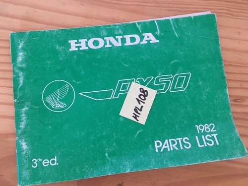 Honda part list - px50, px