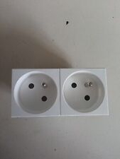 Prise De Courant Double 16 Ampère Legrand Mosaïque 077142 Goulotte Modulaire....