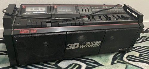 Boombox hitachi 3d8 - boombox,