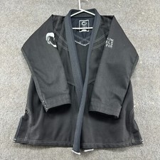 Origin Kimono Men A2 M Black Jiu Jitsu MMA Martial Arts Top Cotton Maine USA