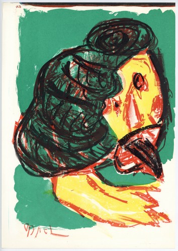 Karel appel lithographie - appel,