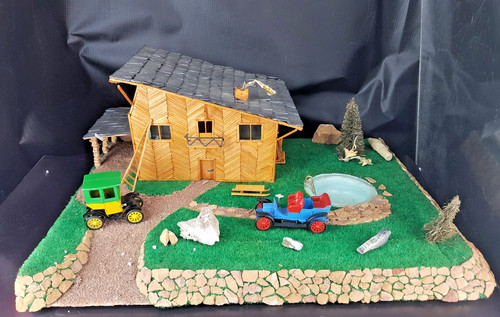 Superbe diorama artisanal - diorama,