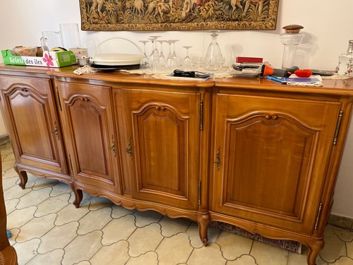 Buffet bas merisier massif - buffet,