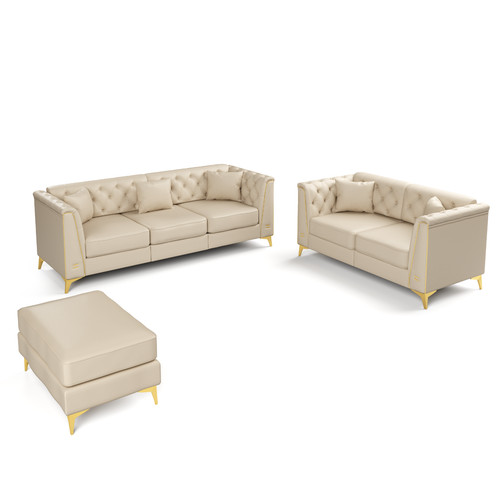 Chesterfield faux leather - chesterfield,