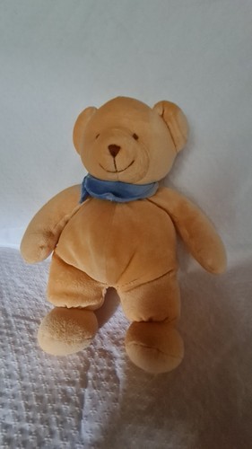 Doudou peluche ours beige - peluche,