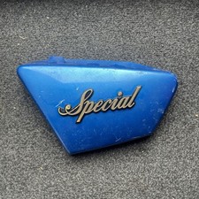 YAMAHA SR250 SR 250 SPECIAL BLUE LEFT SIDE PANEL FAIRING COVER COWL 3Y6-21711